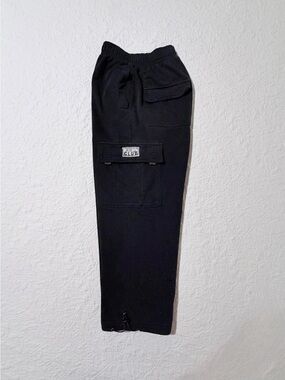 Pro Club | Heavyweight Fleece Cargo Sweatpants | Black | Size Small